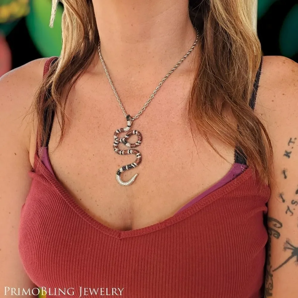 Fashion Brand Snake Pendant